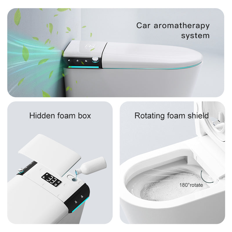 One Piece Smart Toilet for Bathroom Projects - Model U1