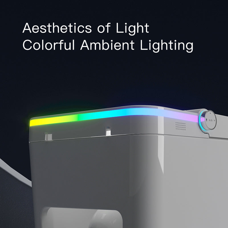 SANIKB Intelligent Smart Toilet with High-End Tankless Design and Bidet Functions - Model U5