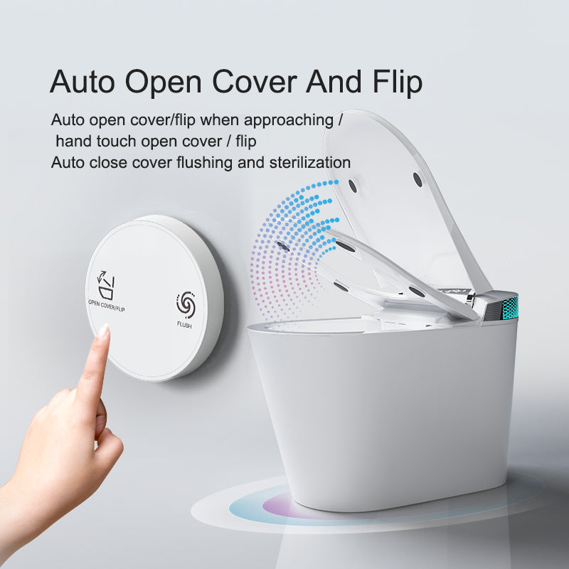 Touchless Flush Smart Toilet with Automatic Lid - Model G5