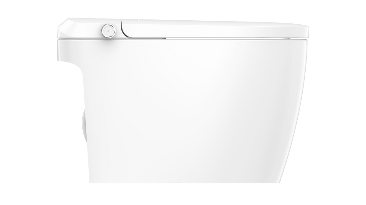 ZY07 smart bidet toilet side view with side knob control for OEM and B2B supply