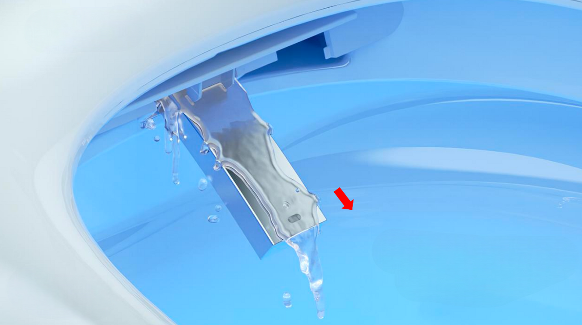 Automatic Flush Smart Toilet with Remote Control - Model ZY03