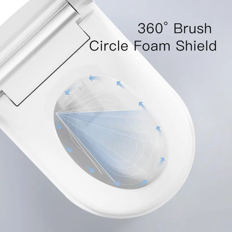 SANIKB Intelligent Smart Toilet with High-End Tankless Design and Bidet Functions - Model U5 — view 5
