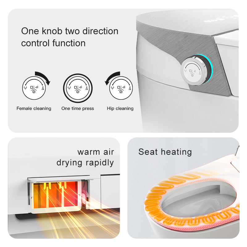 Tankless Smart Bidet Toilet with Heated Seat - Model G7
