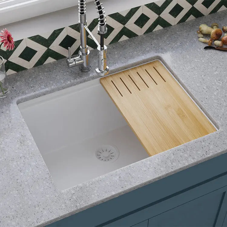 Quartz Integrated Sink (Kitchen) — SANIKB SN6448 — view 2