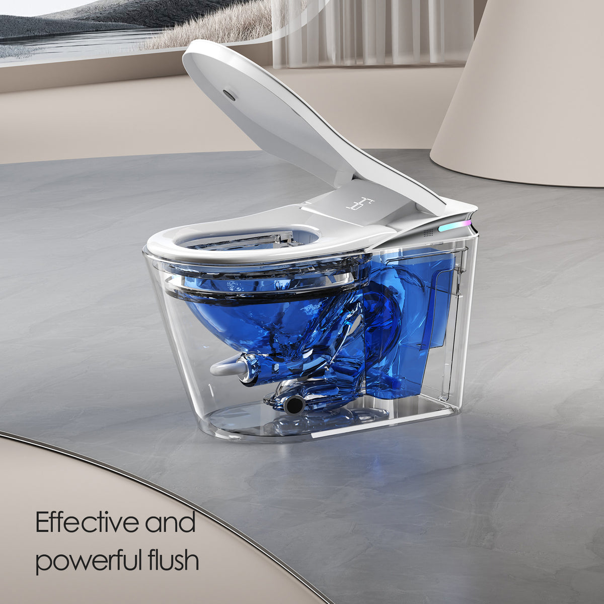 Voice Control Smart Toilet with Bidet Wash - Model K2