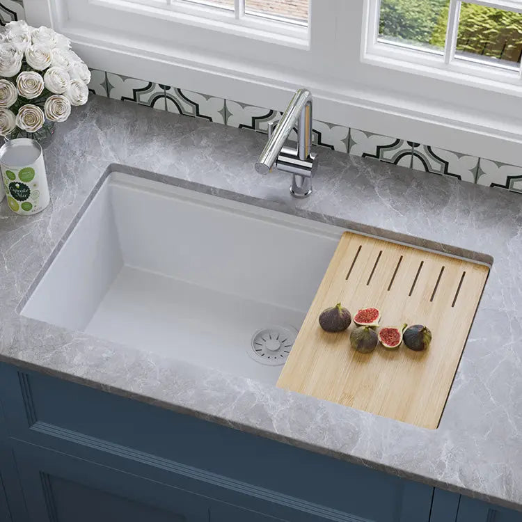 Quartz Undermount Sink — SANIKB SN8448 — view 2