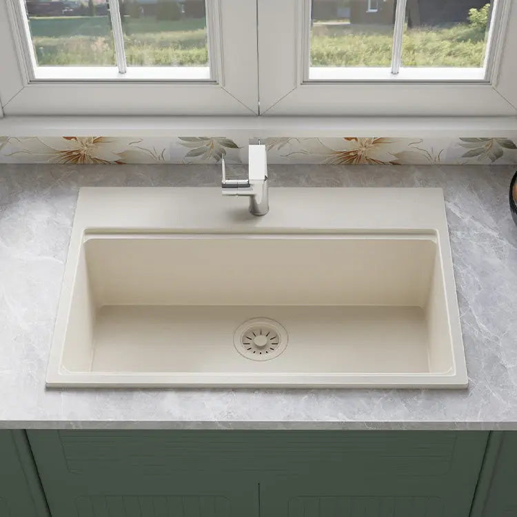 Quartz Composite Kitchen Sink (Drop-In) — SANIKB SN8549 — view 4