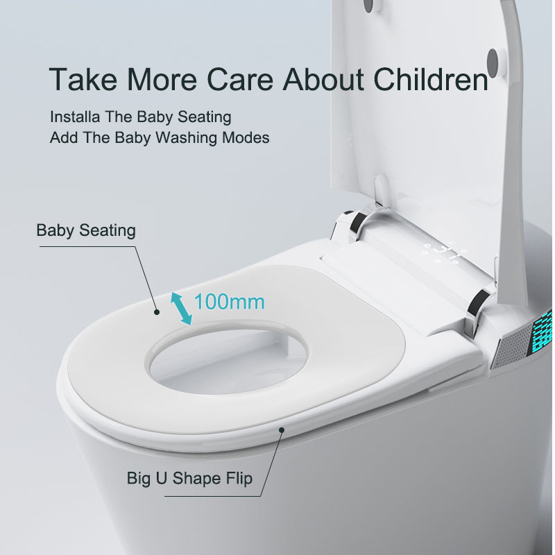 Touchless Flush Smart Toilet with Automatic Lid - Model G5
