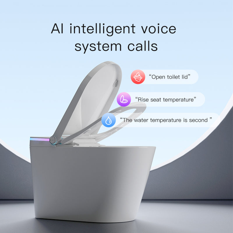 SANIKB Intelligent Smart Toilet with High-End Tankless Design and Bidet Functions - Model U5