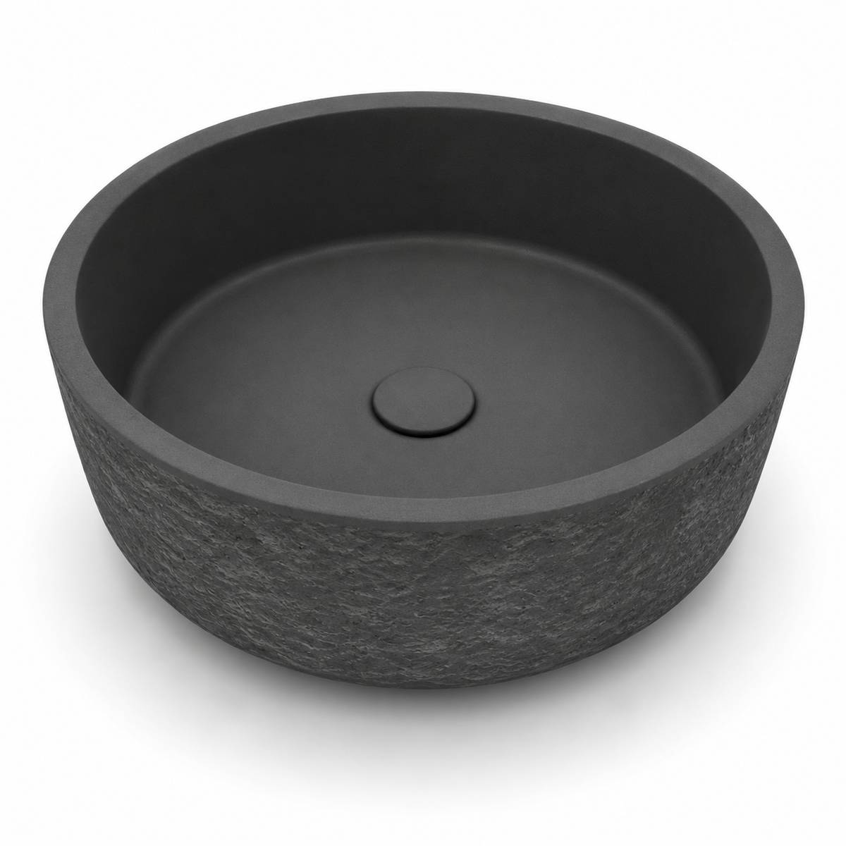 Concrete Vanity Top with Round Sink C0016