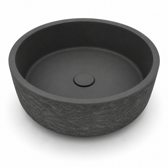 Concrete Vanity Top with Round Sink C0016 — SANIKB
