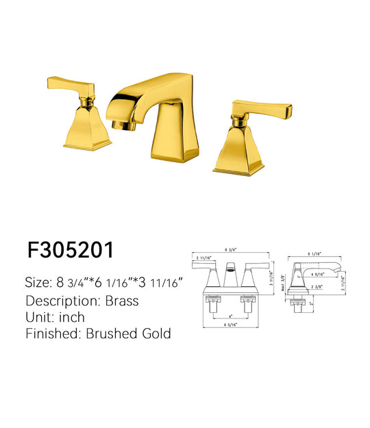 SANIKB Widespread Bathroom Faucet F305201