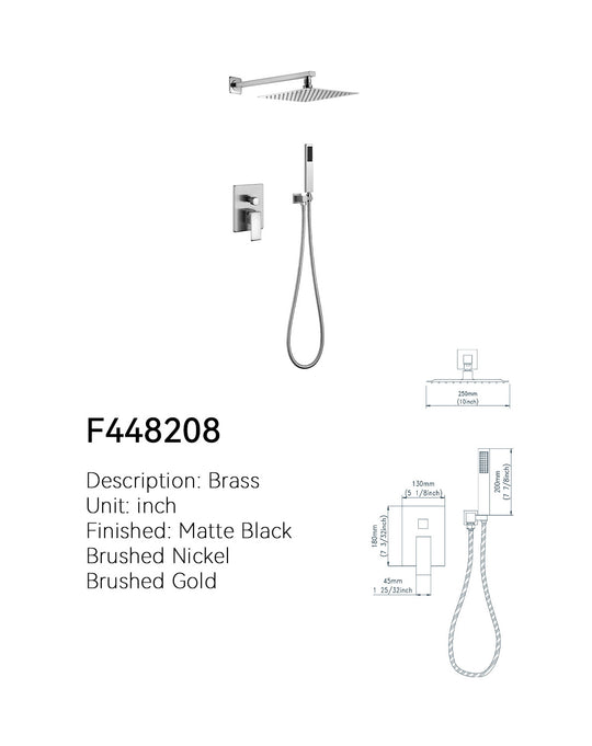 SANIKB Concealed Shower Faucet F448208