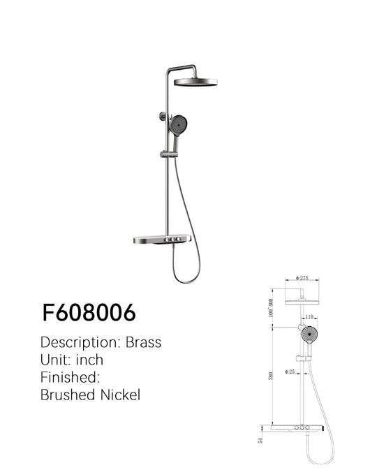 SANIKB Thermostatic Shower Faucet F608006