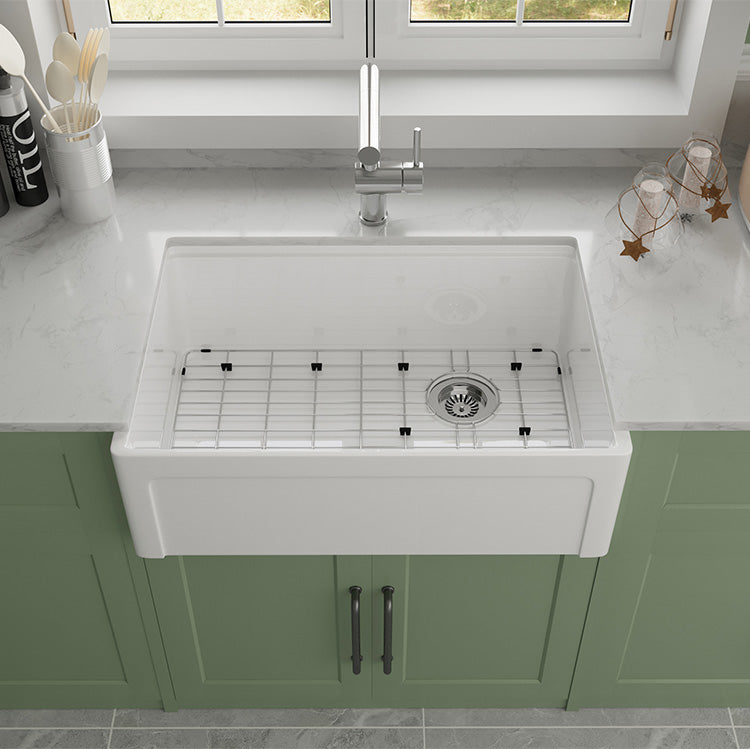 30 Inch Top Mount Apron Sink – Copper Farmhouse Sink | Model SN105W3020