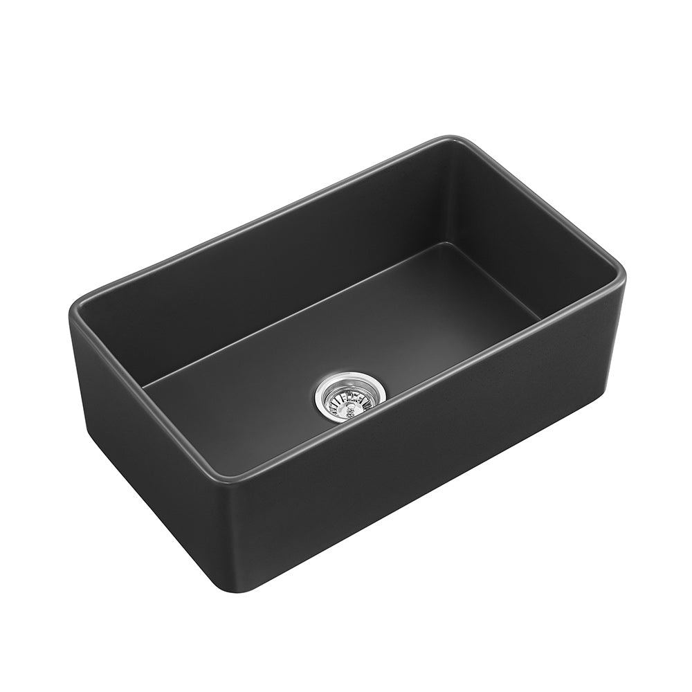 SANIKB SN3018 Fireclay 30 Inch Apron Front Utility Kitchen Sink