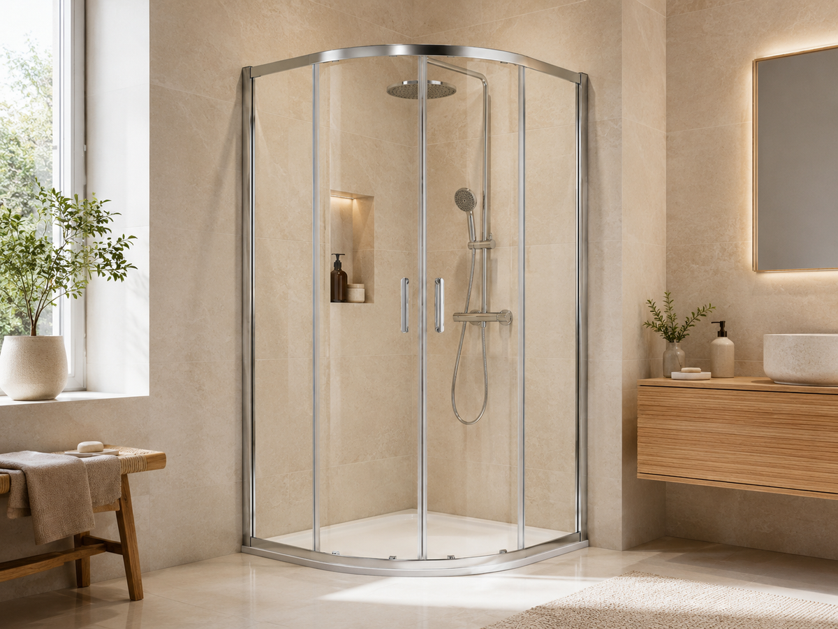 SANIKB Y-Series Framed Sliding Shower Enclosure