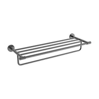 Gun Grey Towel Rack with Bar