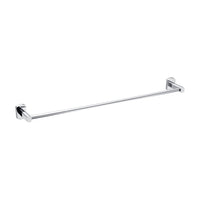 Square Chrome Towel Bar