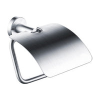 Square Brushed Nickel Toilet Paper Holder