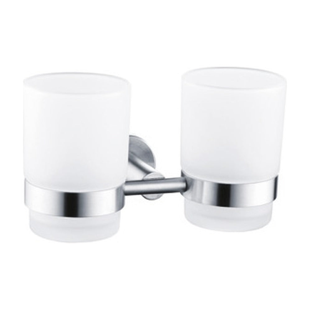 Brushed Nickel tumbler holder — SANIKB bathroom hardware