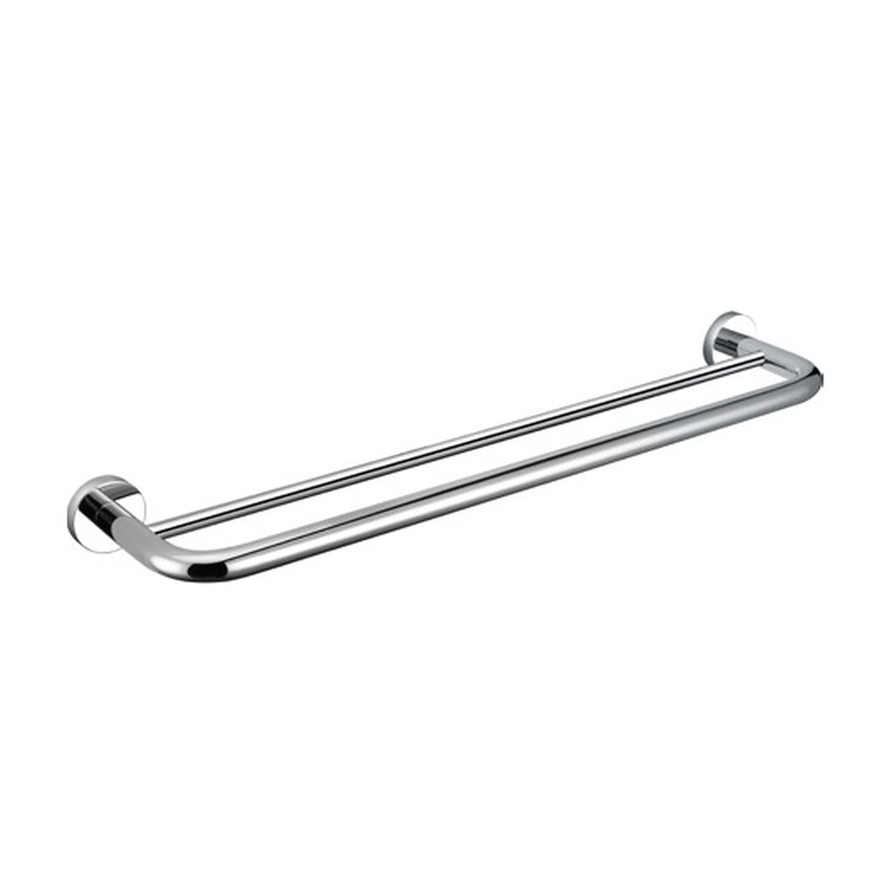 Polished Chrome double towel bar — SANIKB bathroom hardware