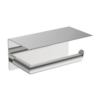 Chrome Toilet Paper Holder with Shelf