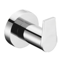 Square Chrome Robe Hook