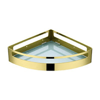 Polished Gold Corner Shower Basket