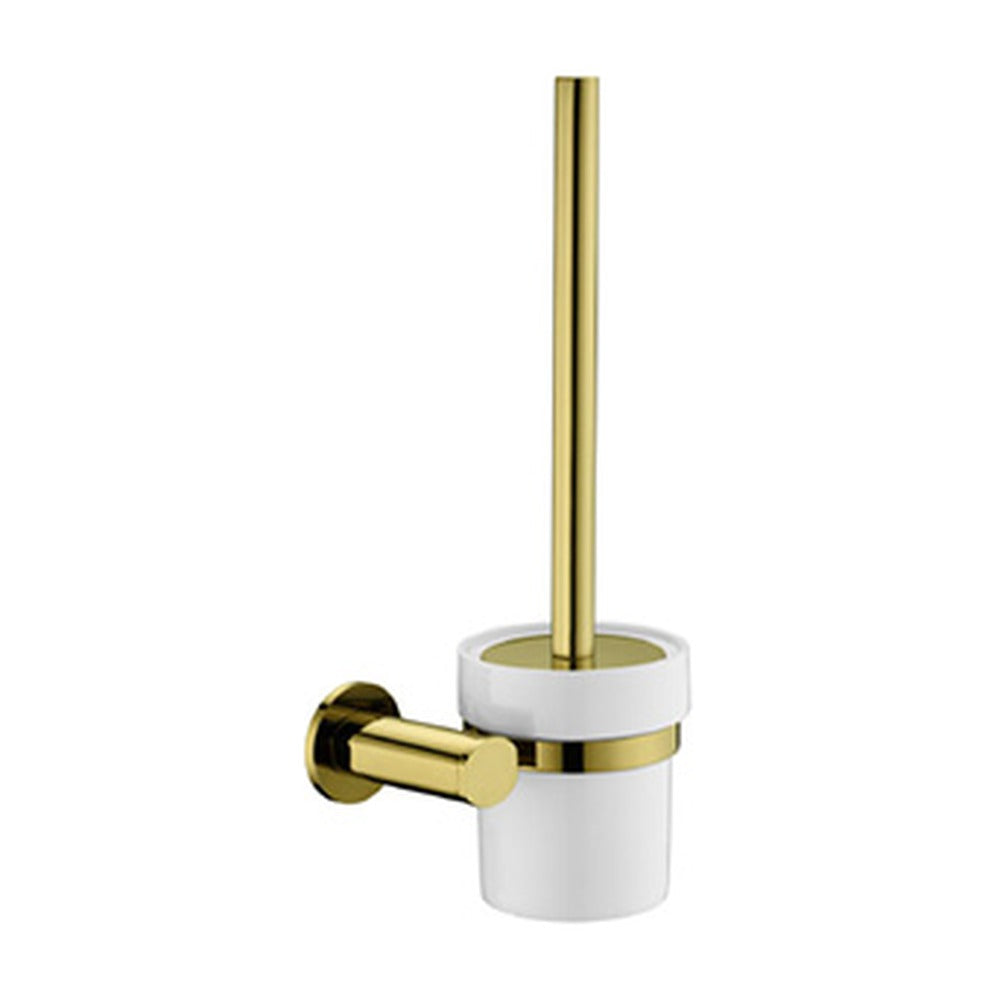 Polished Gold toilet brush holder — SANIKB bathroom hardware