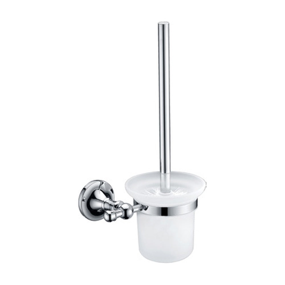 Chrome toilet brush holder — SANIKB bathroom hardware