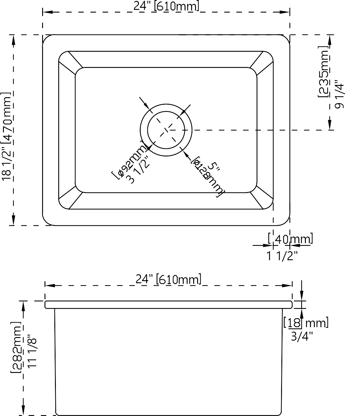 SN2419S dimensions drawing