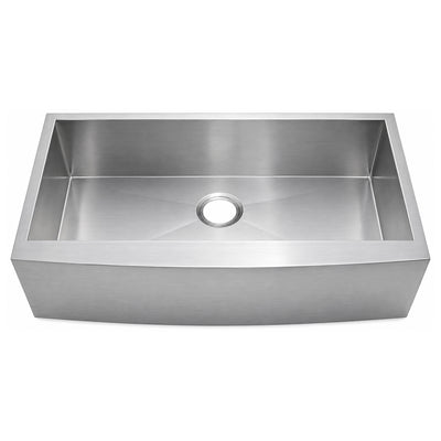 SANIKB 362010S — 36-Inch Zero-Radius Square-Corner Apron Farmhouse Sink, 34-Inch Bowl