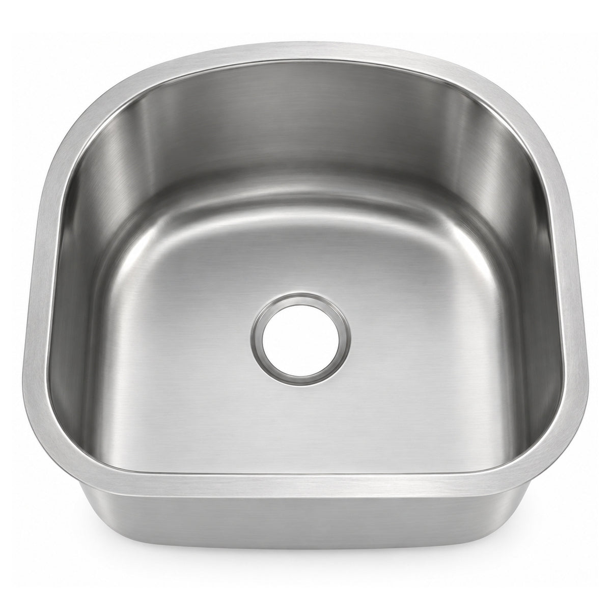 SANIKB 5052A — Near-Square 20x21 Single Bowl Undermount Kitchen Sink, 18x19 Bowl