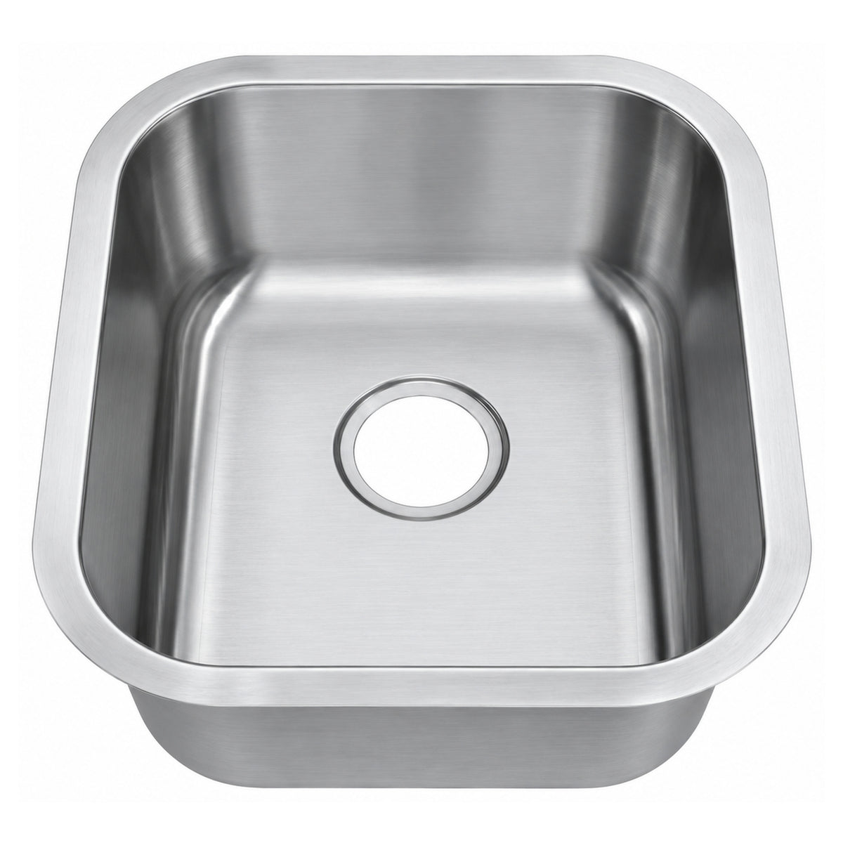 SANIKB 5245A — Undermount Stainless Steel Bar Sink 17-3/4x20-7/8, Deeper Than Wide