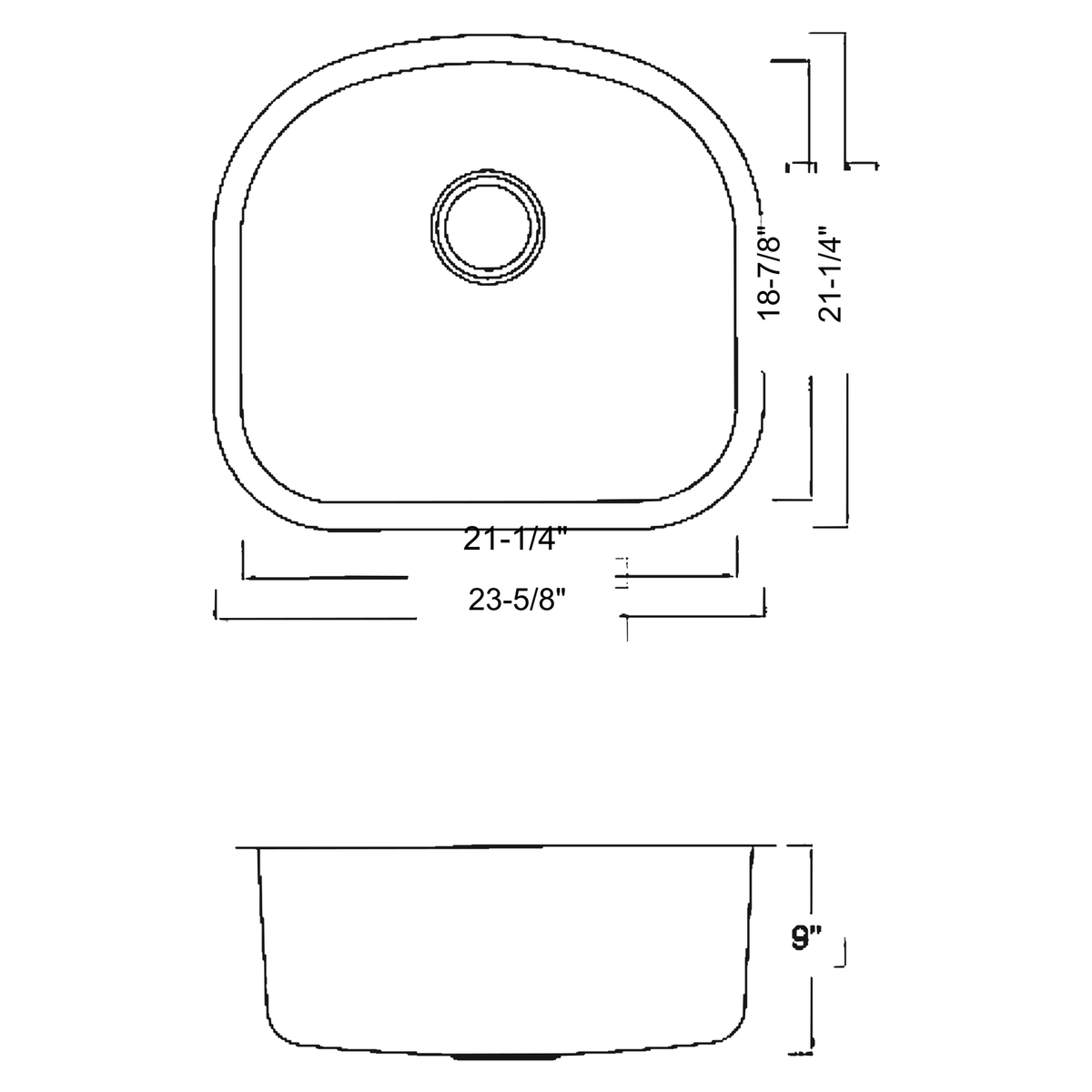 SANIKB 6054A dimension drawing