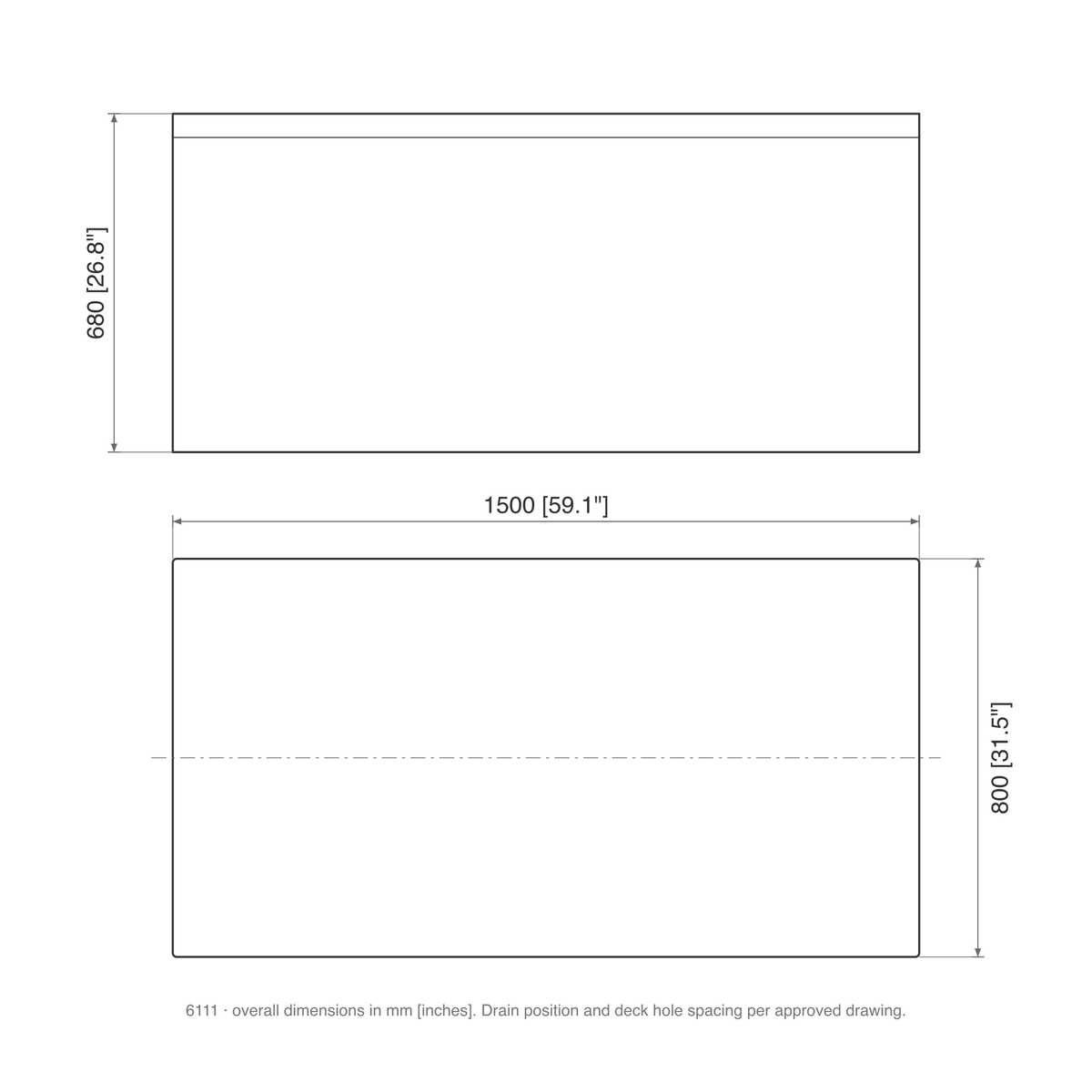 SANIKB 6111 dimension drawing