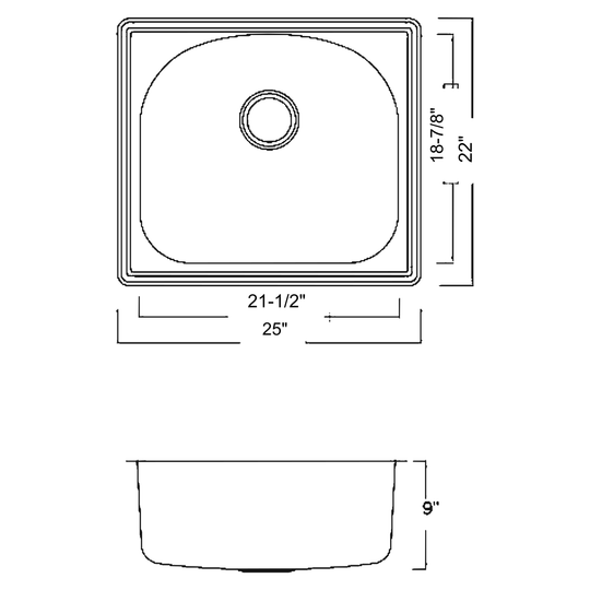 SANIKB 6356B dimension drawing