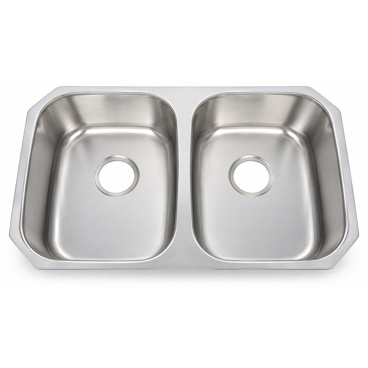 SANIKB 7447A — Double Bowl Undermount Bar Sink 29-1/4 x 18, 13 x 16 Basins Each
