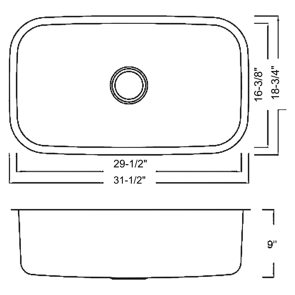 SANIKB 8047A dimension drawing