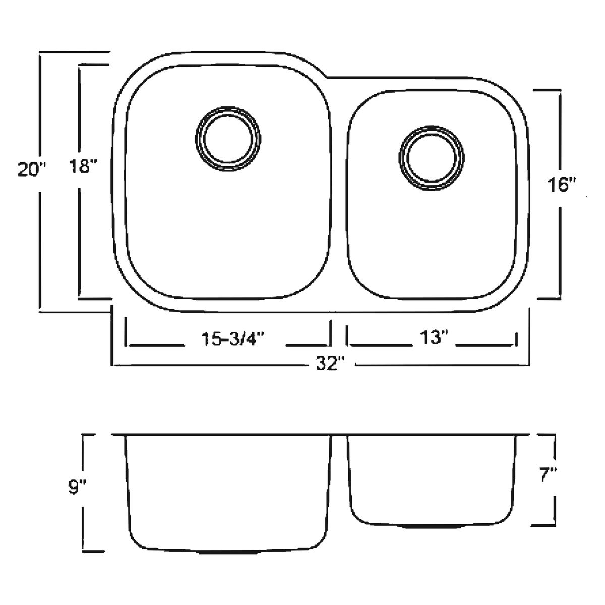 SANIKB 8252AL dimension drawing