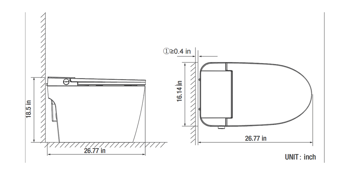 SANIKB 945 dimension drawing