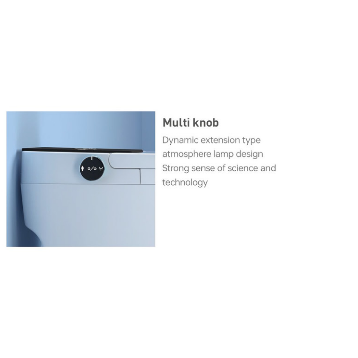 SANIKB 945 — Foot-Sensing Flush Smart Bidet Toilet with UV Sterilisation and Heated (feature 1)