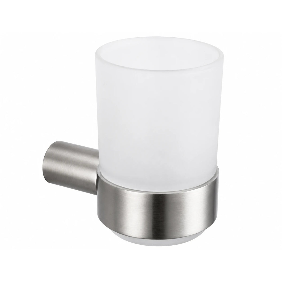 Brushed Nickel Tumbler Holder — wall-mounted SUS304 stainless steel bathroom hardware | SANIKB