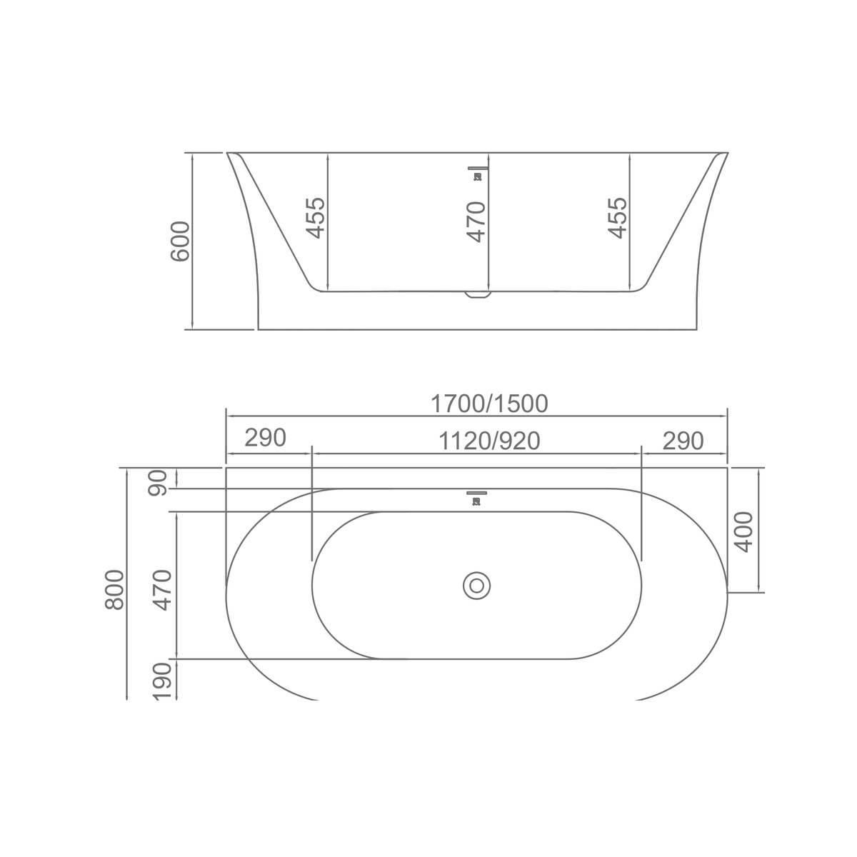 SANIKB D-8360 dimension drawing