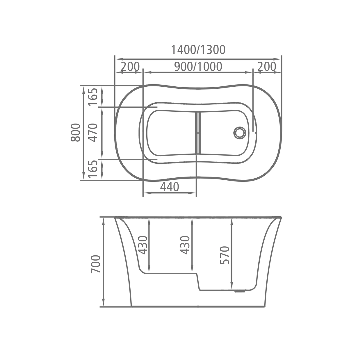 SANIKB D-8332 dimension drawing