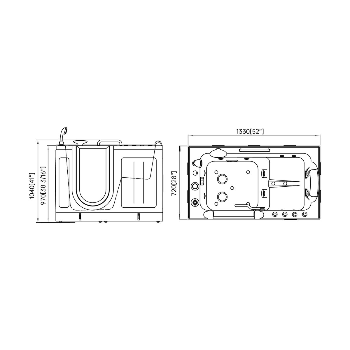 SANIKB BG-312 dimension drawing