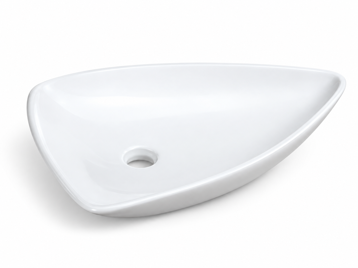 SANIKB D117 white ceramic basin