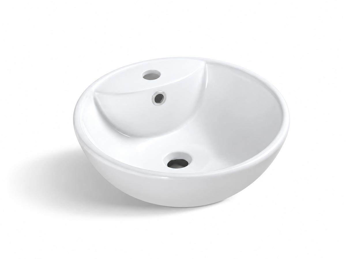 SANIKB D129 ceramic basin scene