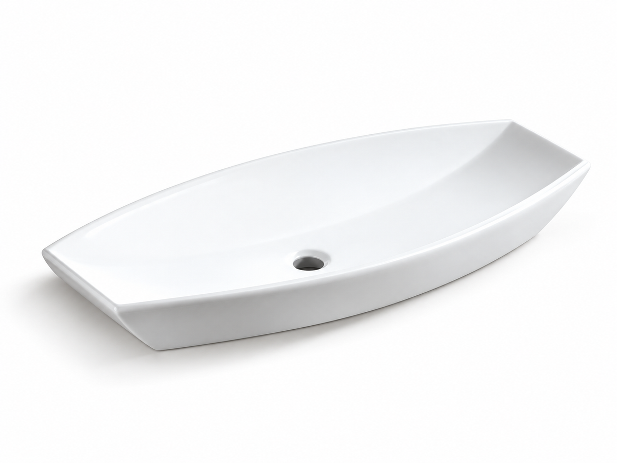 SANIKB D295 white ceramic basin